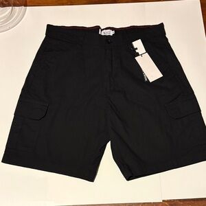 Men's Black Cargo Shorts
